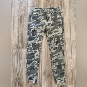 Zara Camouflage Skinny Jeans Z1975